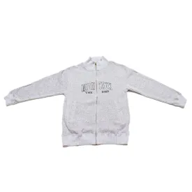 Adult Montauk The End Embroidered Nantucket Zip-up Cadet in Grey