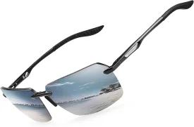 BIRCEN Polarized Sunglasses for Men - UV Protection Sports Sun Glasses Classic Black Shades for Driving Fishing