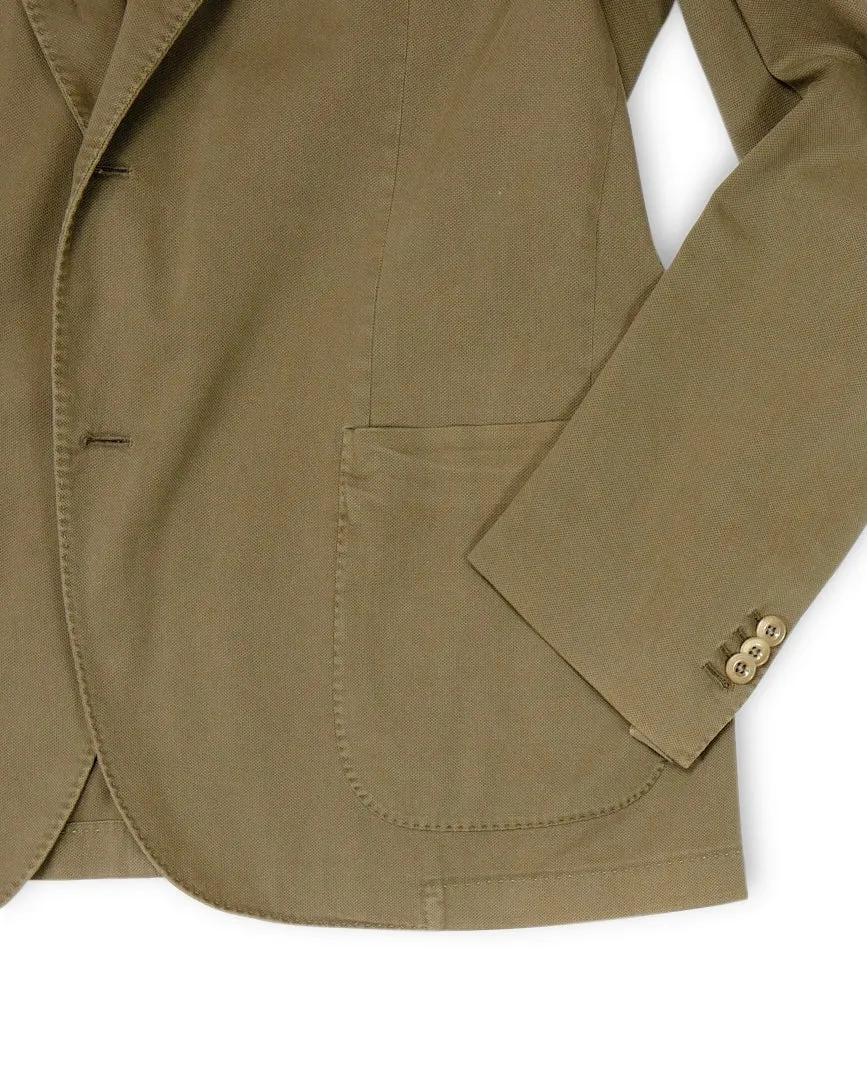 Boglioli - Khaki Cotton Sports Jacket 58