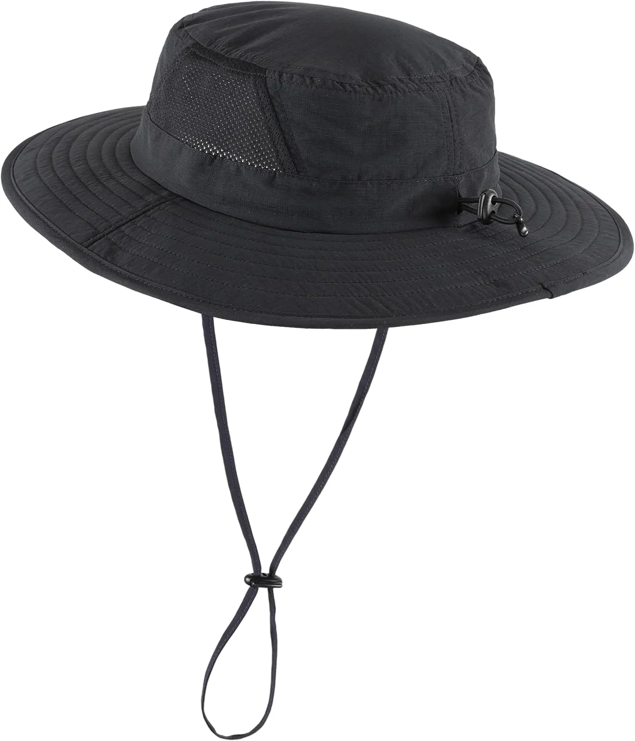 Connectyle Outdoor UPF50  Men's Sun Hat Foldable Wide Brim Bucket Hat for Fishing Hiking Gardening Breathable Safari Hat