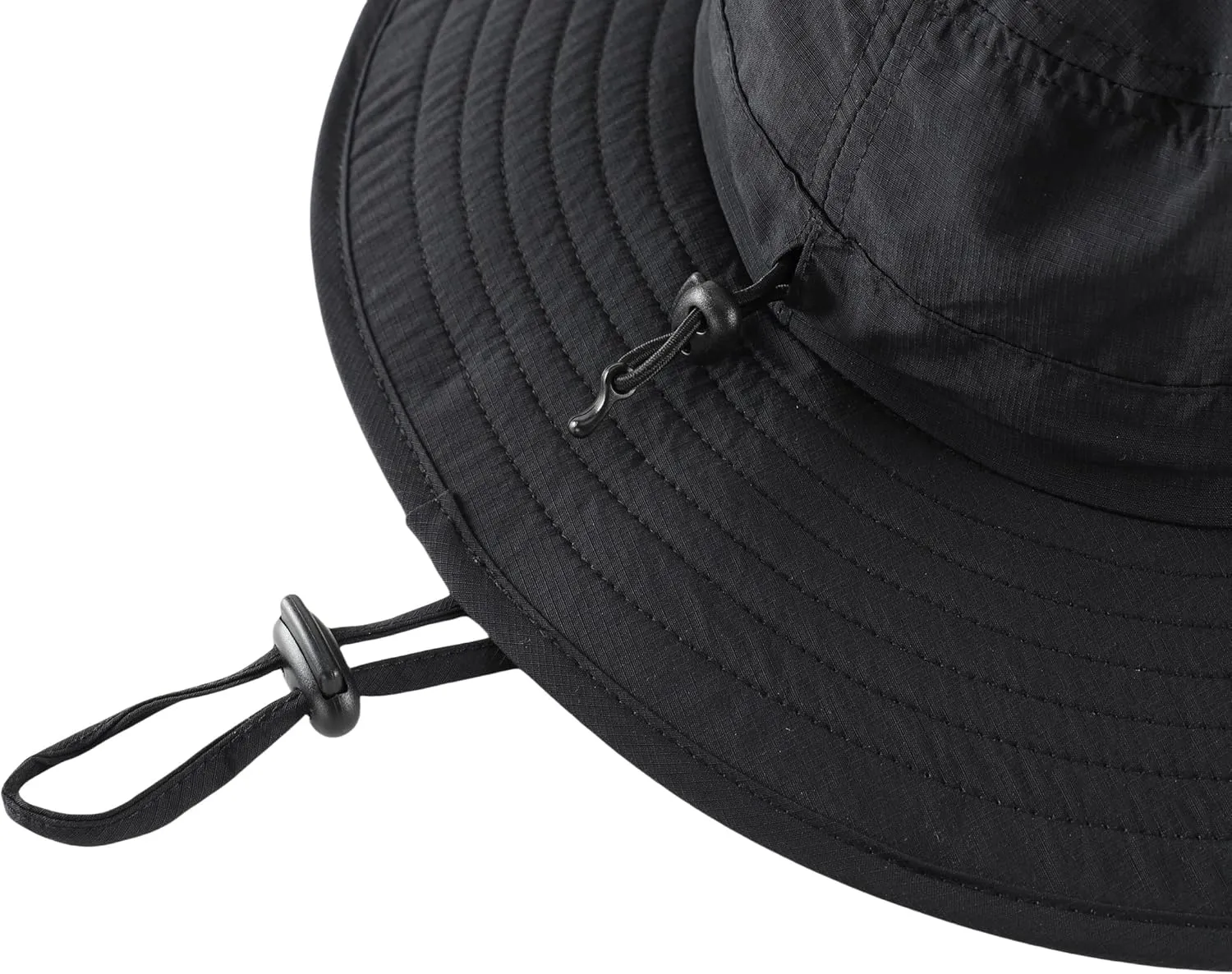 Connectyle Outdoor UPF50  Men's Sun Hat Foldable Wide Brim Bucket Hat for Fishing Hiking Gardening Breathable Safari Hat