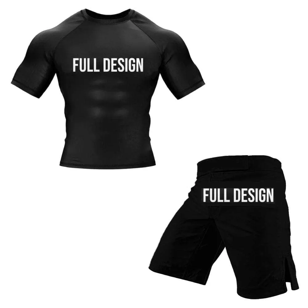 Custom BJJ Rash Guard Set