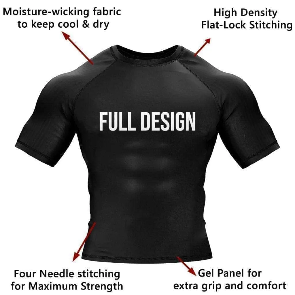 Custom BJJ Rash Guard Set