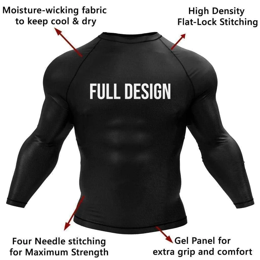 Custom BJJ Rash Guard Set