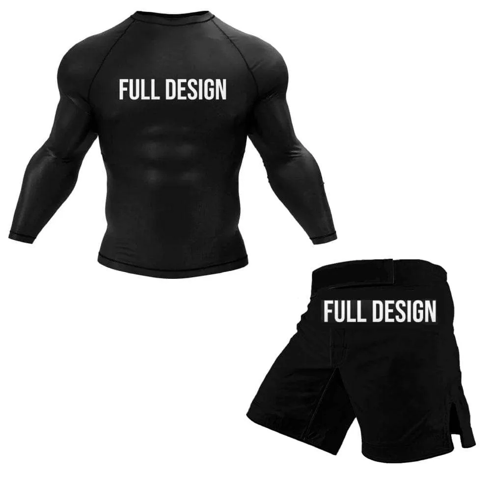 Custom BJJ Rash Guard Set