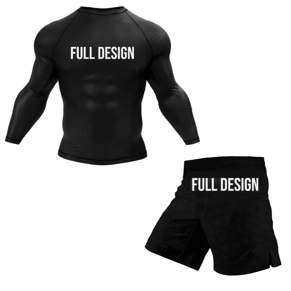 Custom BJJ Rash Guard Set