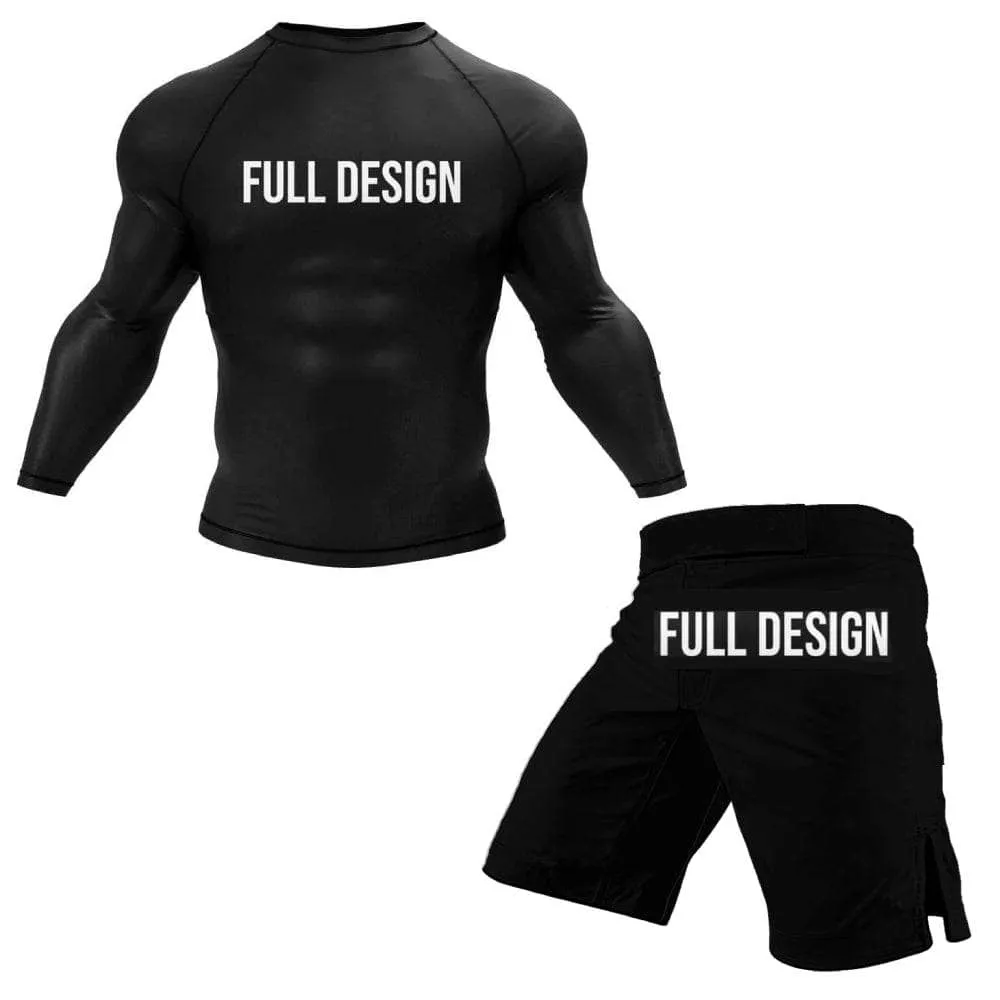 Custom BJJ Rash Guard Set