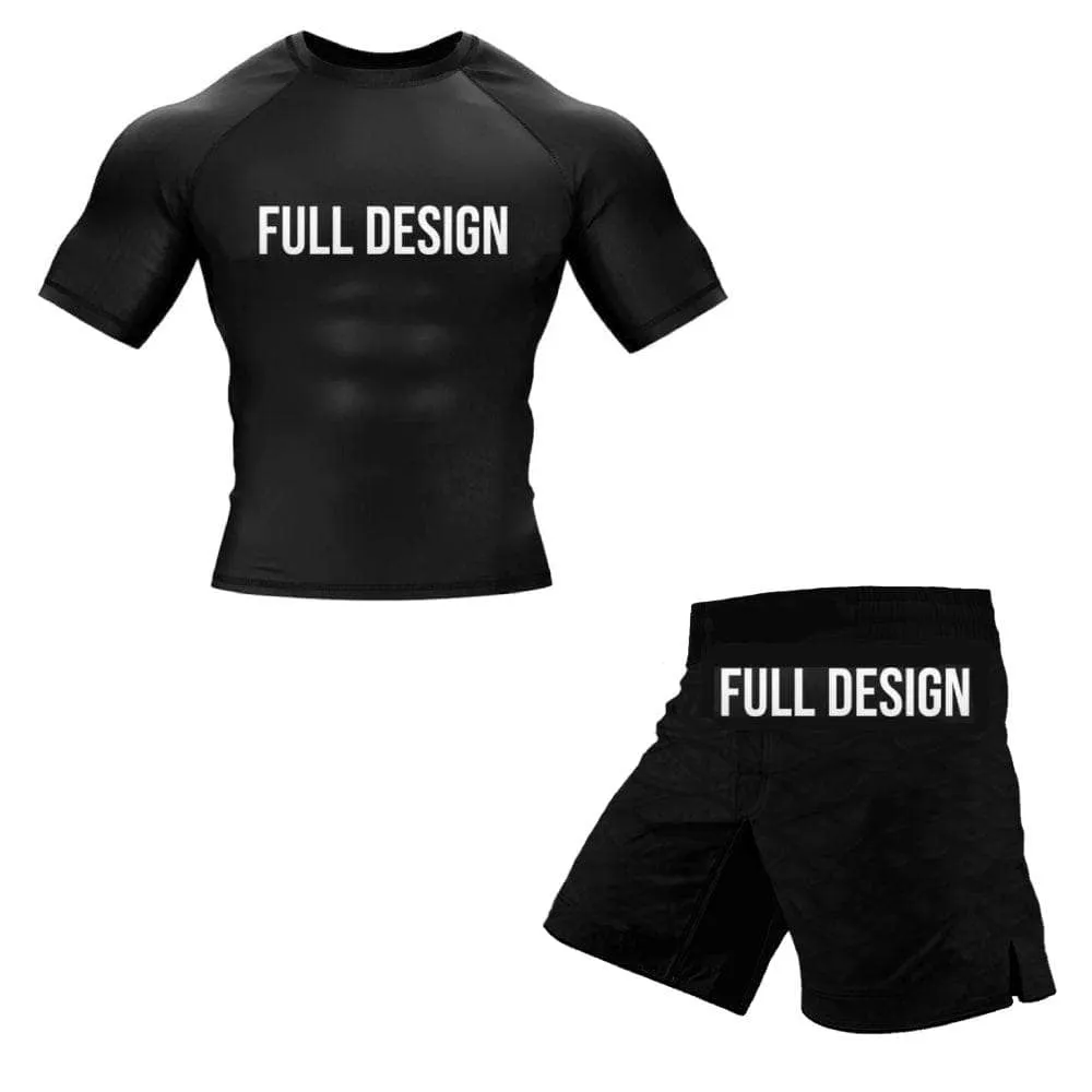 Custom BJJ Rash Guard Set