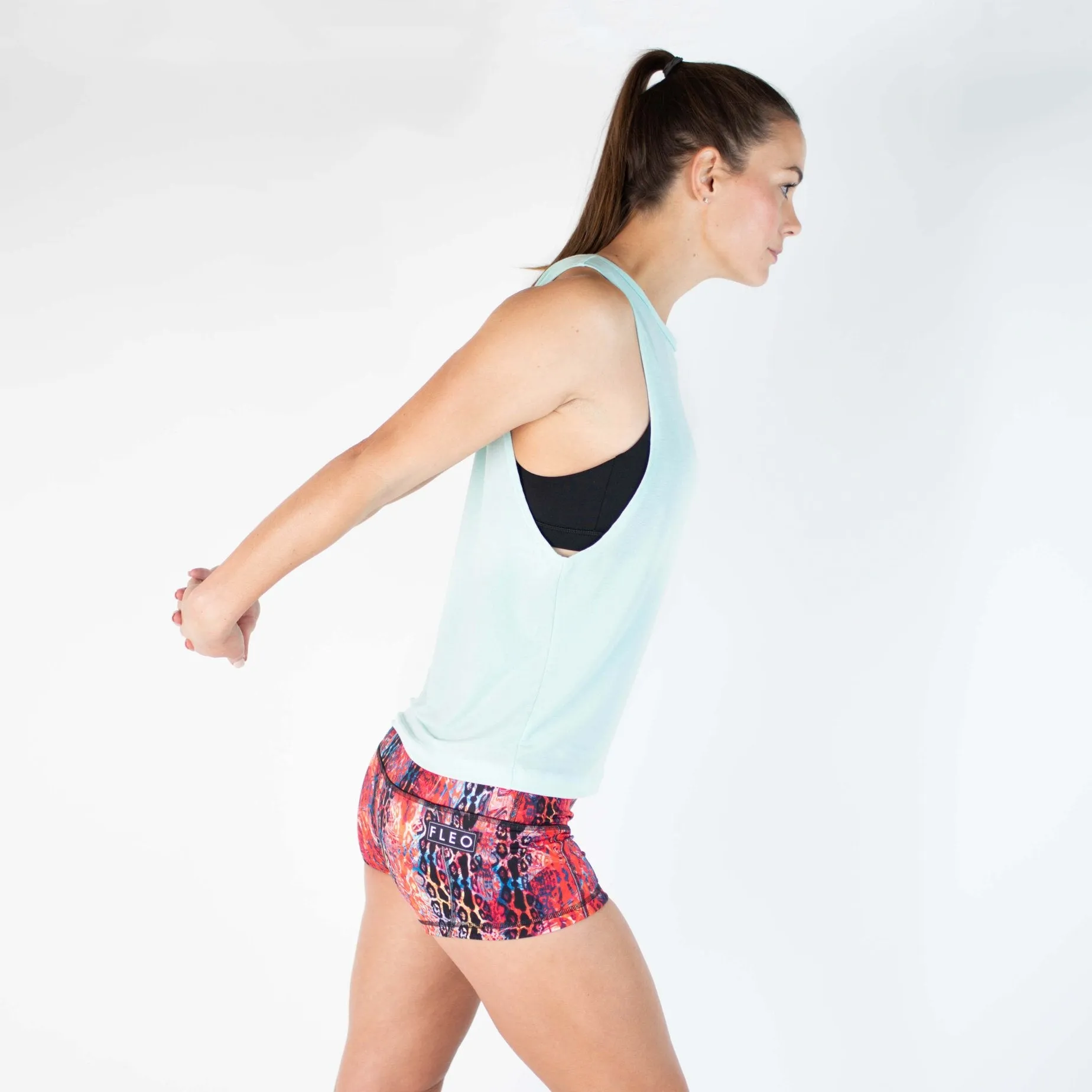 FLEO Heat Up Muscle Tank - Plume