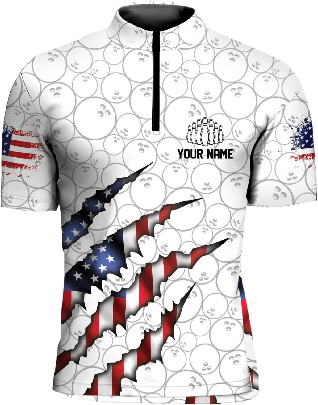 Rivelus Personalized Bowling Jersey 3D, Bowling Shirts for Team, Bowling Shirt Unisex for Men Women, Bowling Polo Shirts