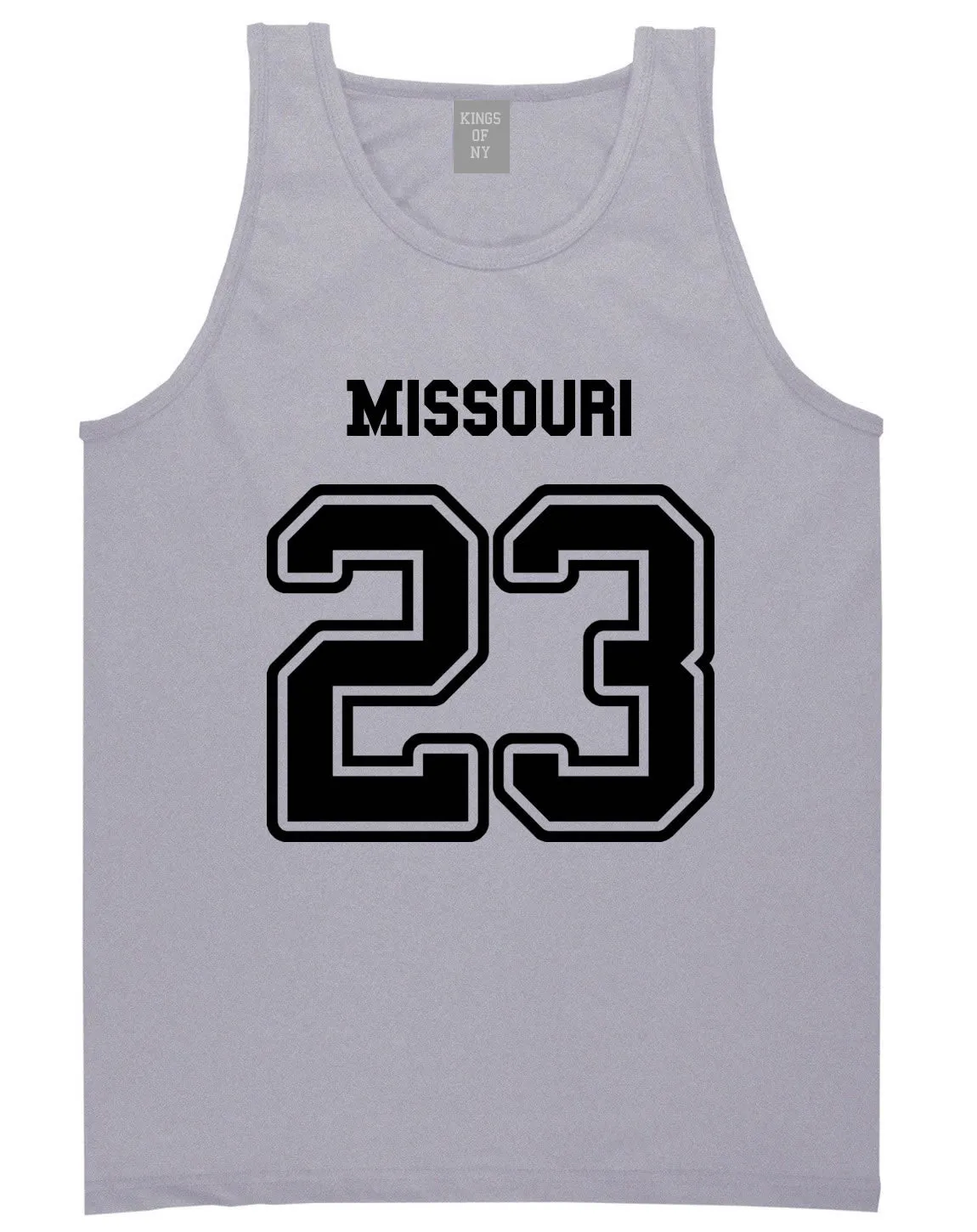 Sport Style Missouri 23 Team State Jersey Mens Tank Top