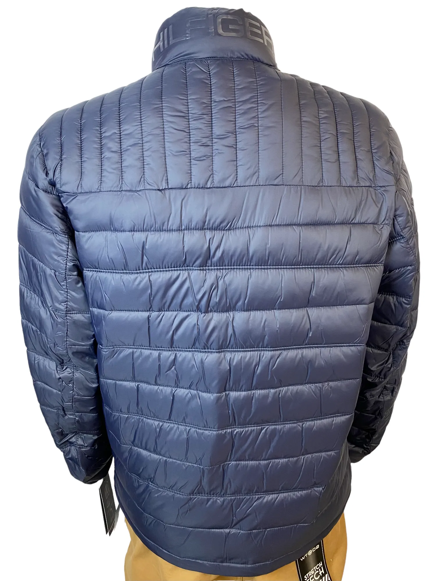 Tommy Hilfiger Mens Quilted Nylon Packable Winter Jacket - 150AN796