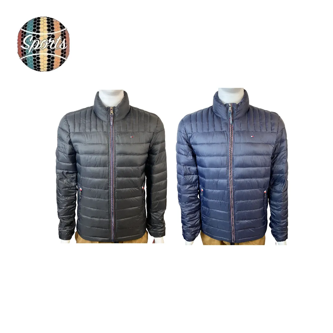 Tommy Hilfiger Mens Quilted Nylon Packable Winter Jacket - 150AN796