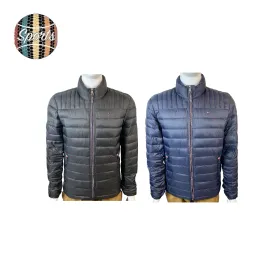 Tommy Hilfiger Mens Quilted Nylon Packable Winter Jacket - 150AN796