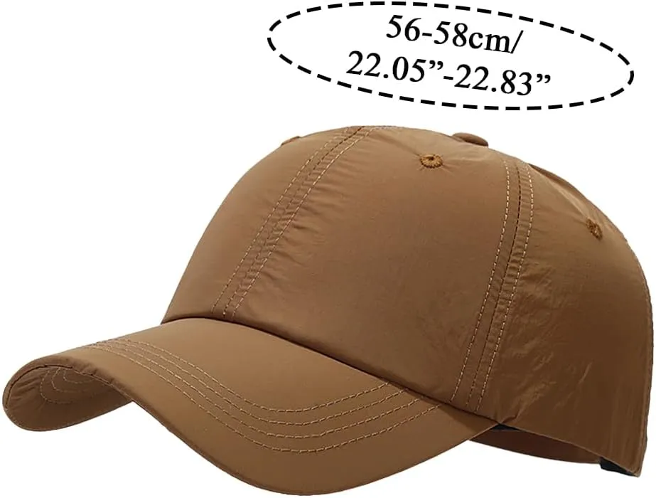 Waterproof Baseball Cap Breathable UPF50  Caps for Men Women Outdoor Sport Adjustable Rain Quick Dry Hat